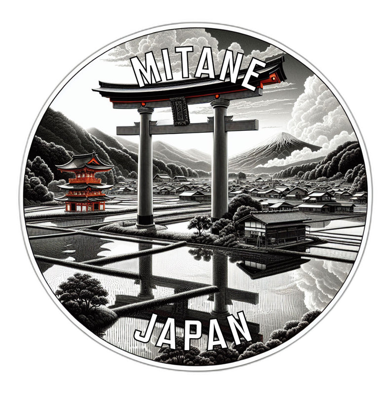 Mitane Japan Souvenir Vinyl Decal Sticker 2-Inch