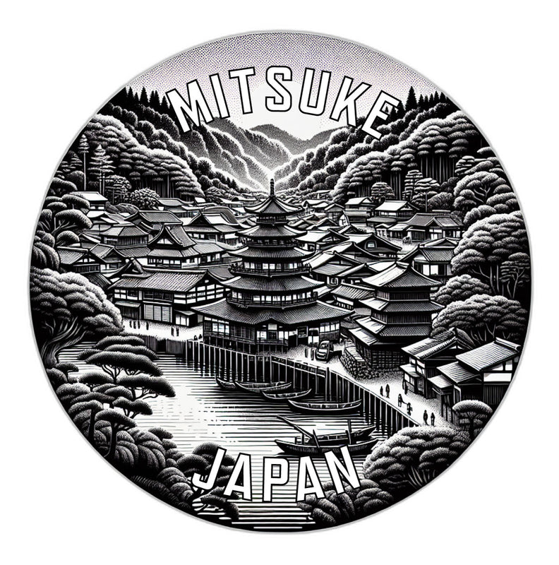Mitsuke Japan Souvenir Die Cut Flat Magnet 6-Inch