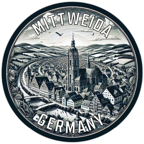 Mittweida Germany Souvenir Vinyl Decal Sticker 6-Inch