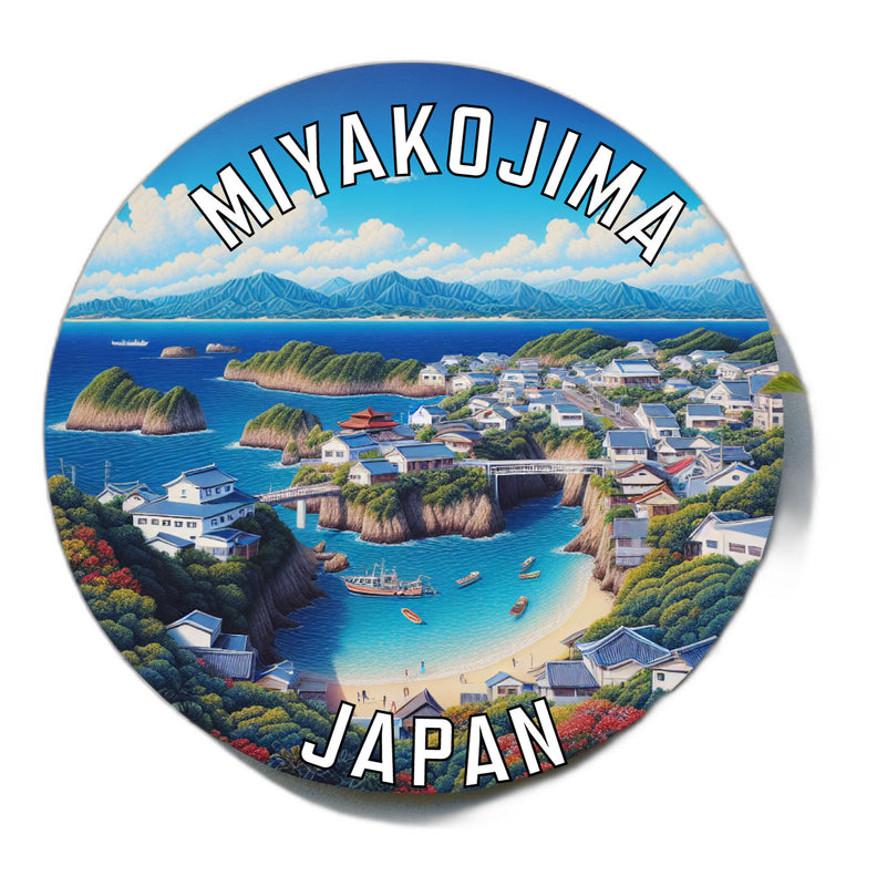 Miyakojima Japan Souvenir Vinyl Decal Sticker 6-Inch