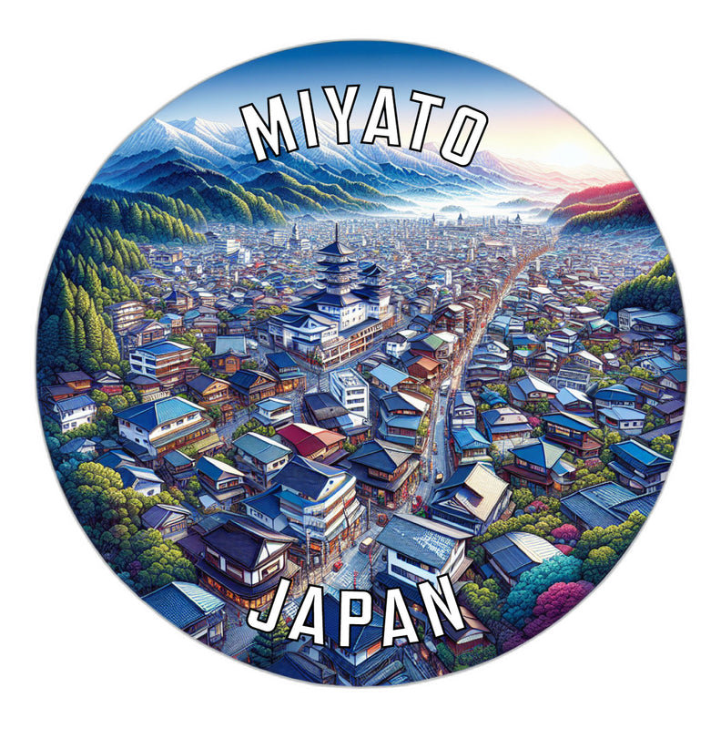 Miyato Japan Souvenir Vinyl Decal Sticker 2-Inch