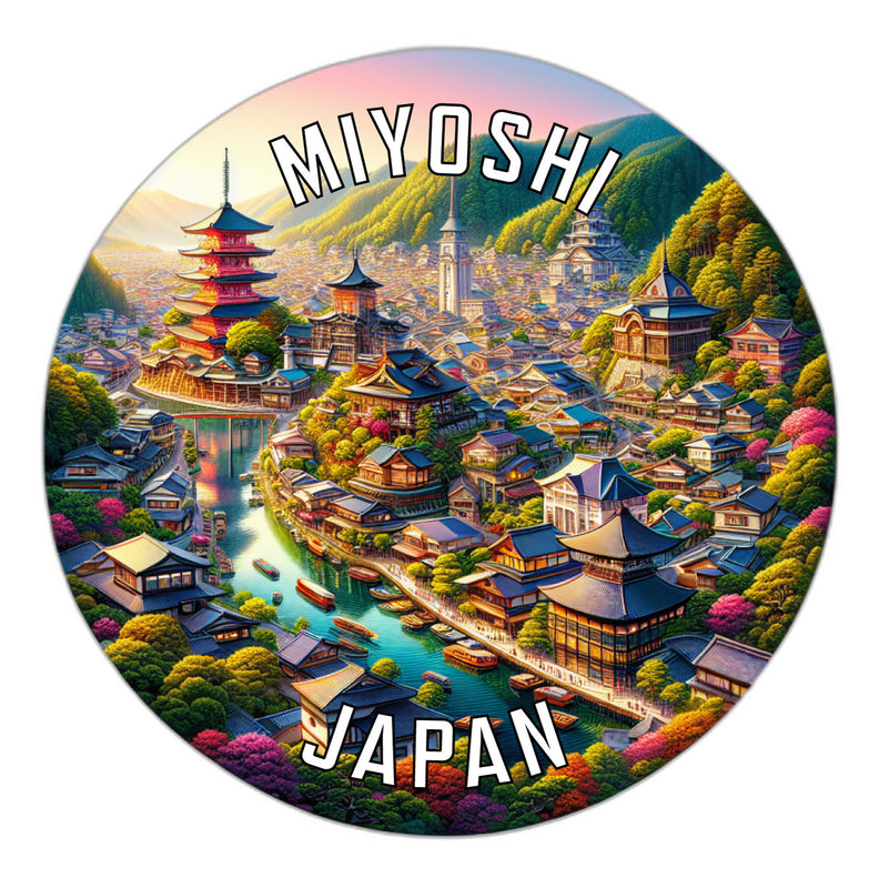 Miyoshi Japan Souvenir Vinyl Decal Sticker 3-Inch