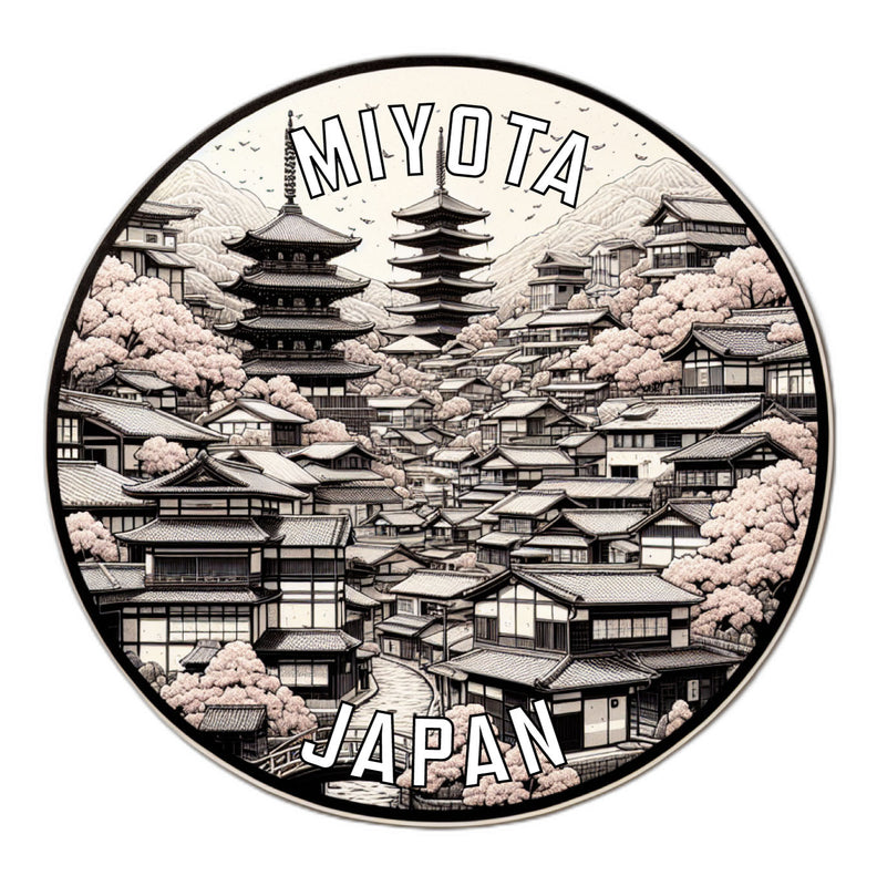 Miyota Japan Souvenir Vinyl Decal Sticker 6-Inch