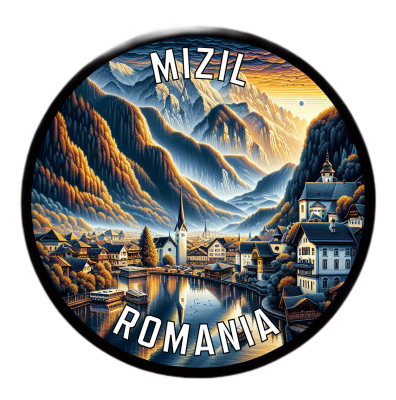 Mizil Romania Souvenir Vinyl Decal Sticker 4-Inch