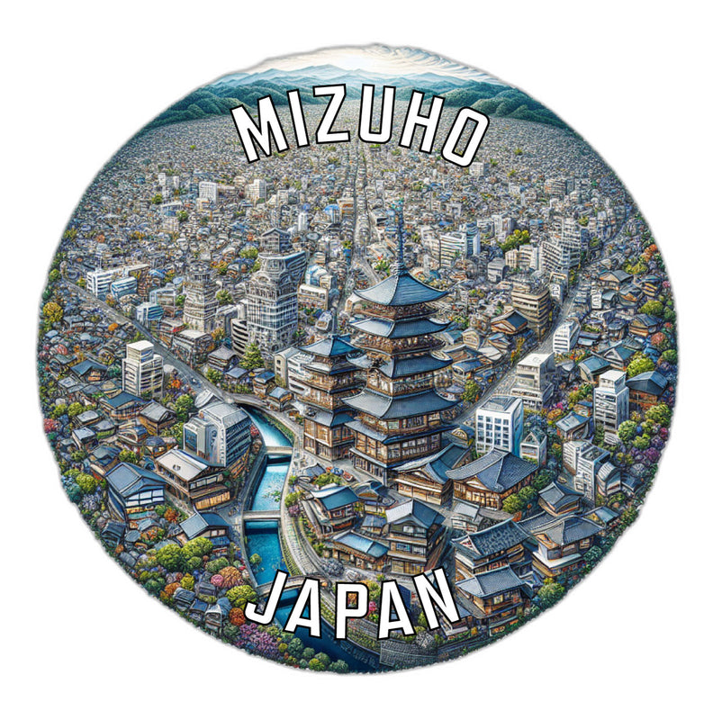 Mizuho Japan Souvenir Vinyl Decal Sticker 2-Inch
