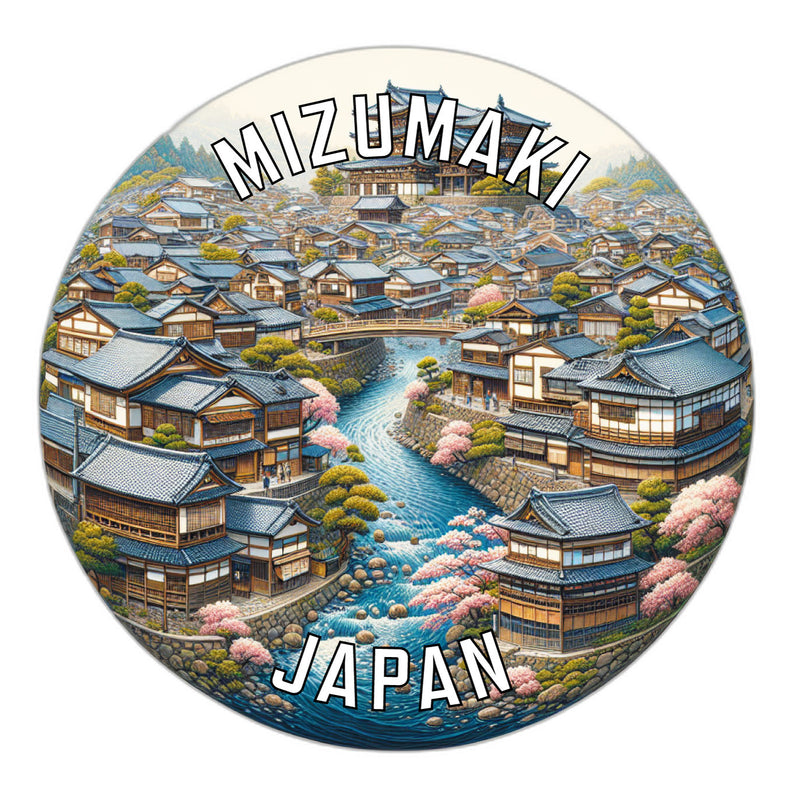 Mizumaki Japan Souvenir Vinyl Decal Sticker 6-Inch