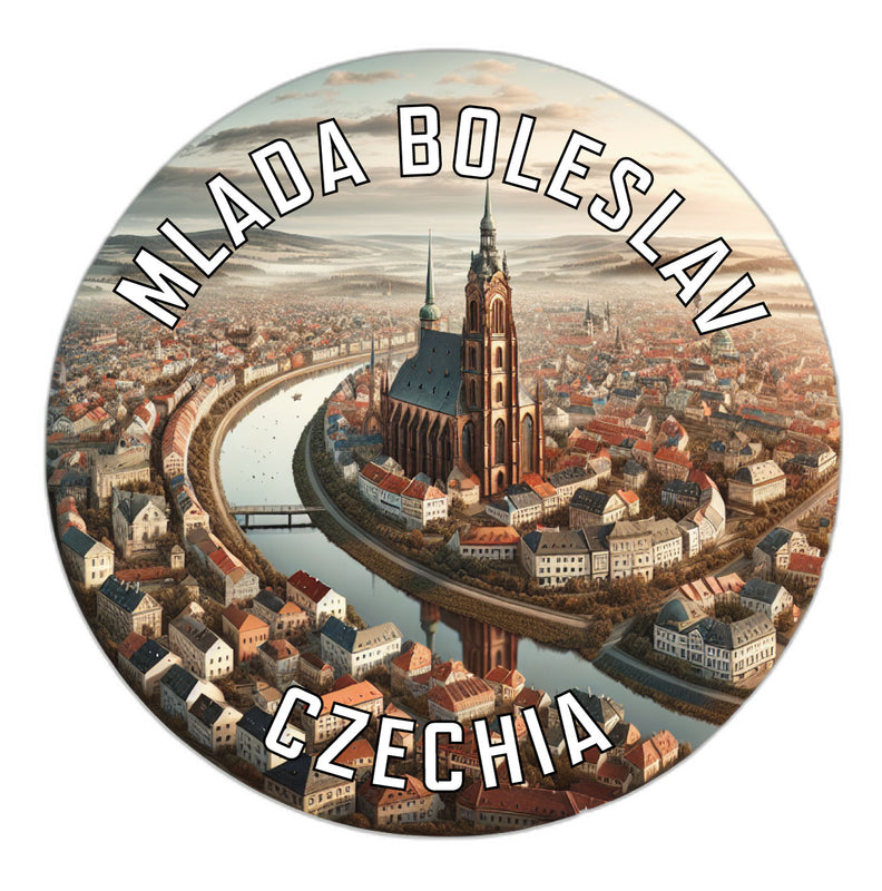 Mlada Boleslav Czechia Souvenir Vinyl Decal Sticker 2-Inch