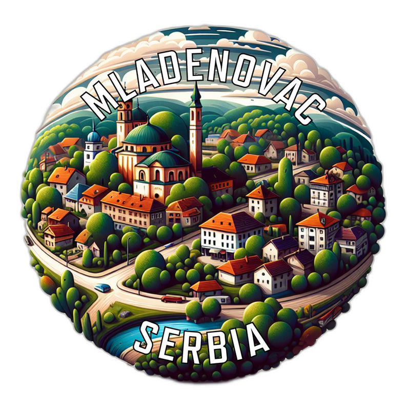 Mladenovac Serbia Souvenir Vinyl Decal Sticker 6-Inch