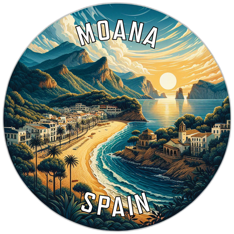 Moana Spain Souvenir Vinyl Decal Sticker 2-Inch