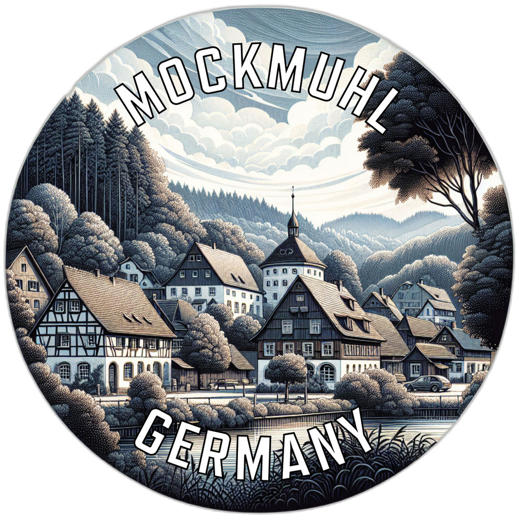 Mockmuhl Germany Souvenir Die Cut Flat Magnet 6-Inch