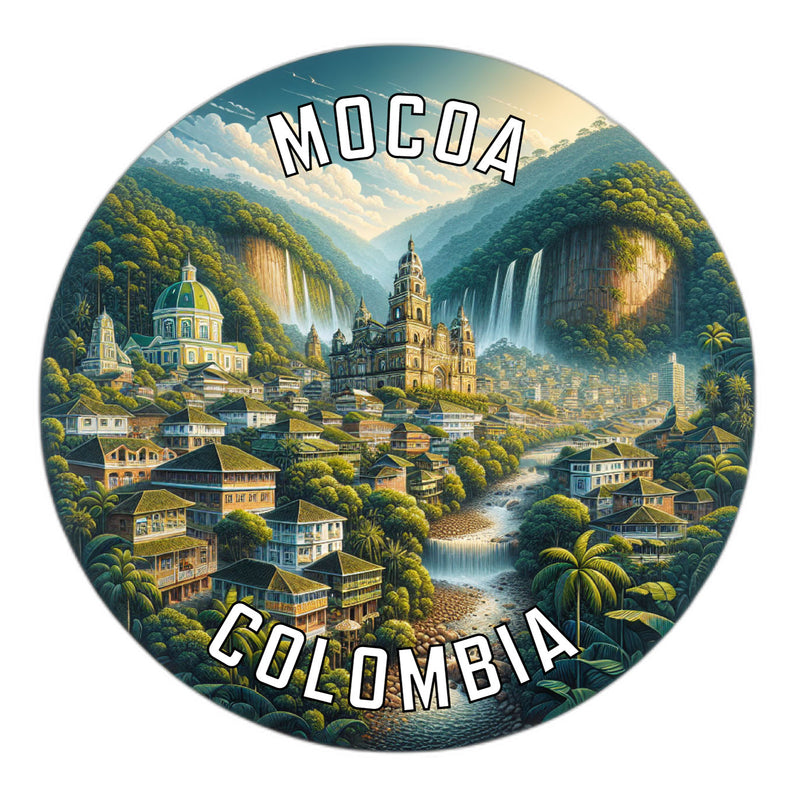 Mocoa Colombia Souvenir Vinyl Decal Sticker 6-Inch