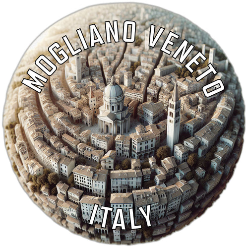 Mogliano Veneto Italy Souvenir Die Cut Flat Magnet 6-Inch