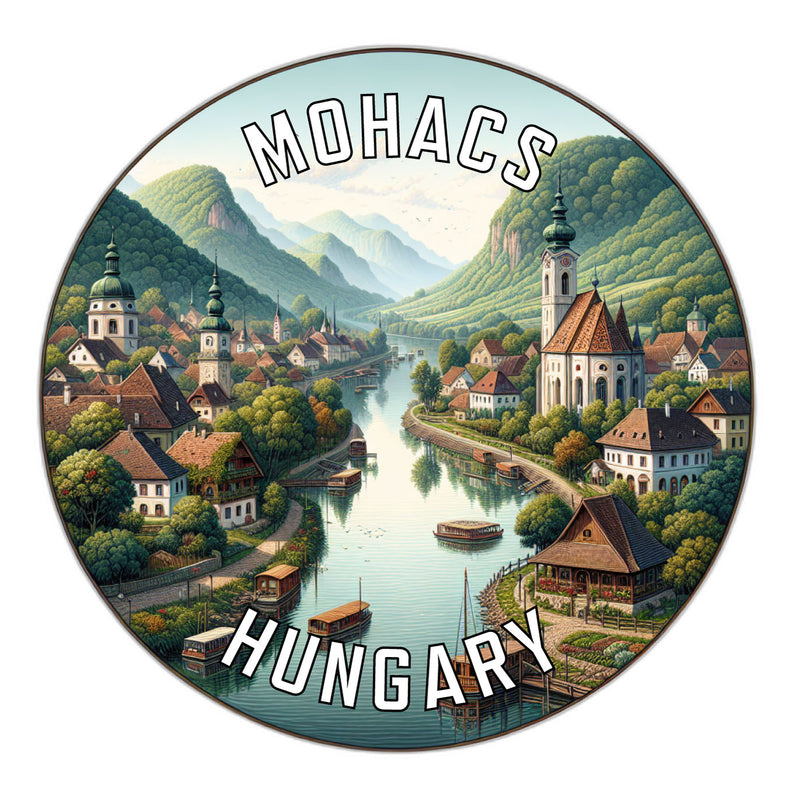 Mohacs Hungary Souvenir Vinyl Decal Sticker 2-Inch