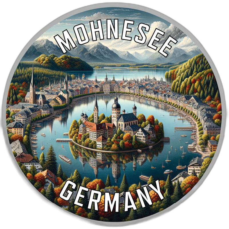 Mohnesee Germany Souvenir Vinyl Decal Sticker 2-Inch