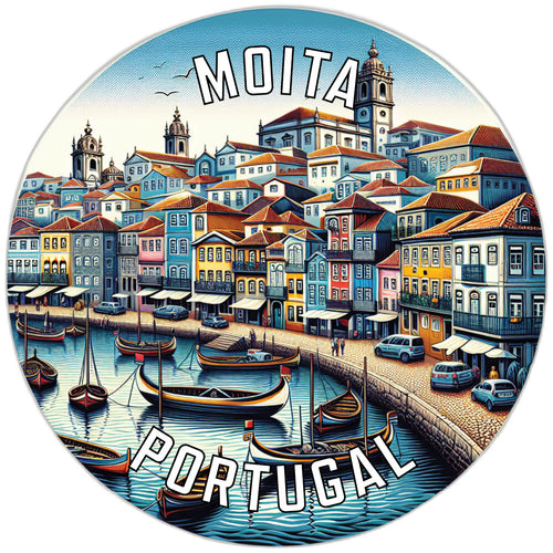 Moita Portugal Souvenir Vinyl Decal Sticker 6-Inch