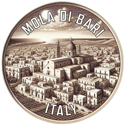 Mola di Bari Italy Souvenir Vinyl Decal Sticker 2-Inch