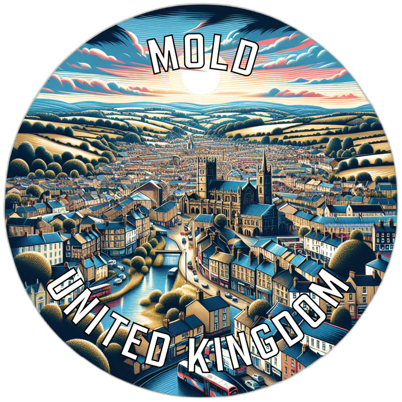 Mold United Kingdom Souvenir Vinyl Decal Sticker 2-Inch
