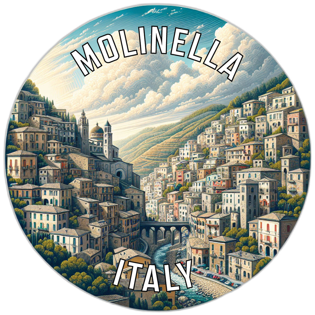 Molinella Italy Souvenir Vinyl Decal Sticker 6-Inch