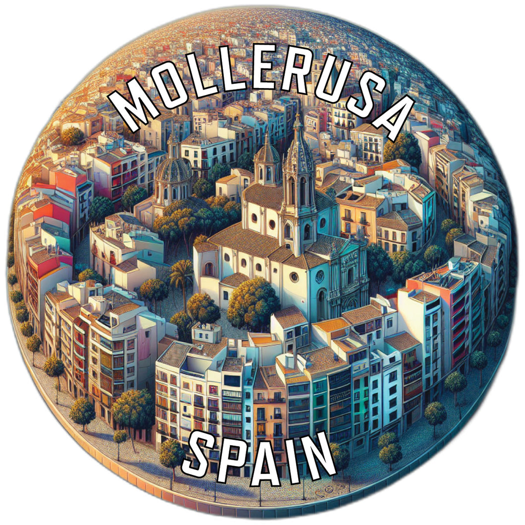 Mollerusa Spain Souvenir Vinyl Decal Sticker 2-Inch