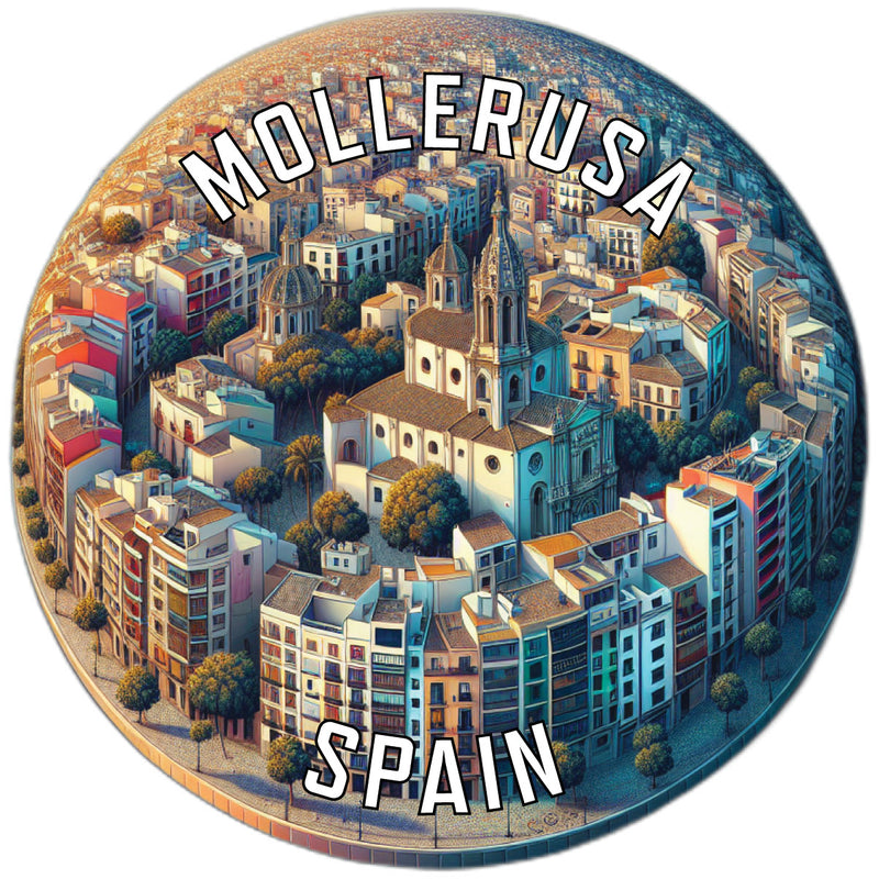 Mollerusa Spain Souvenir Vinyl Decal Sticker 2-Inch