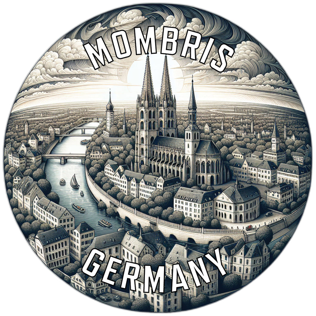 Mombris Germany Souvenir Die Cut Flat Magnet 2-Inch