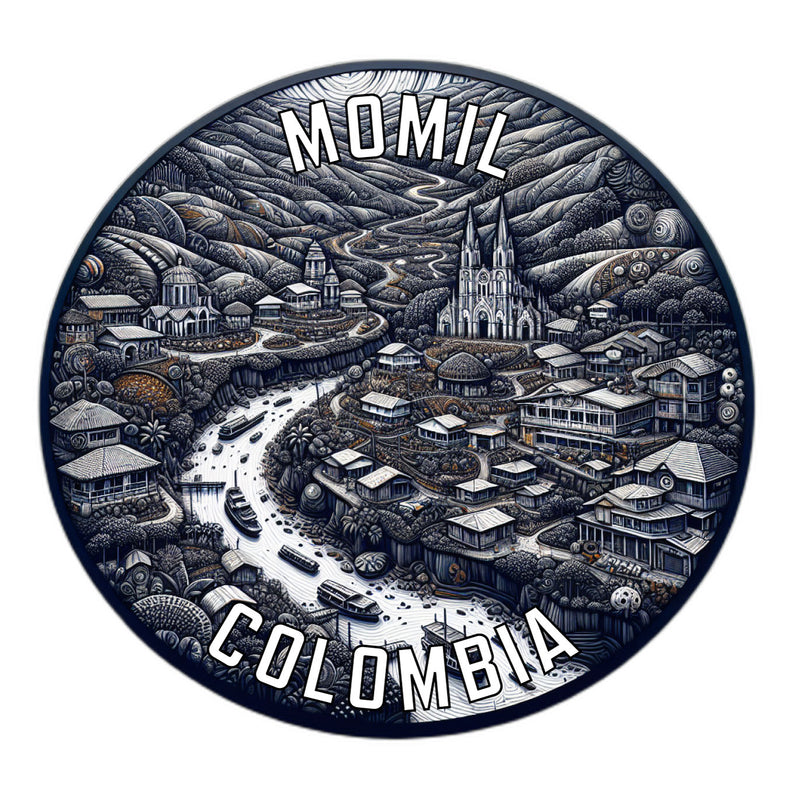 Momil Colombia Souvenir Vinyl Decal Sticker 4-Inch