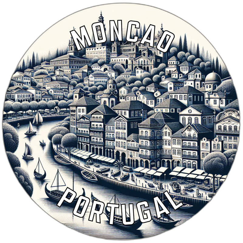 Moncao Portugal Souvenir Vinyl Decal Sticker 2-Inch