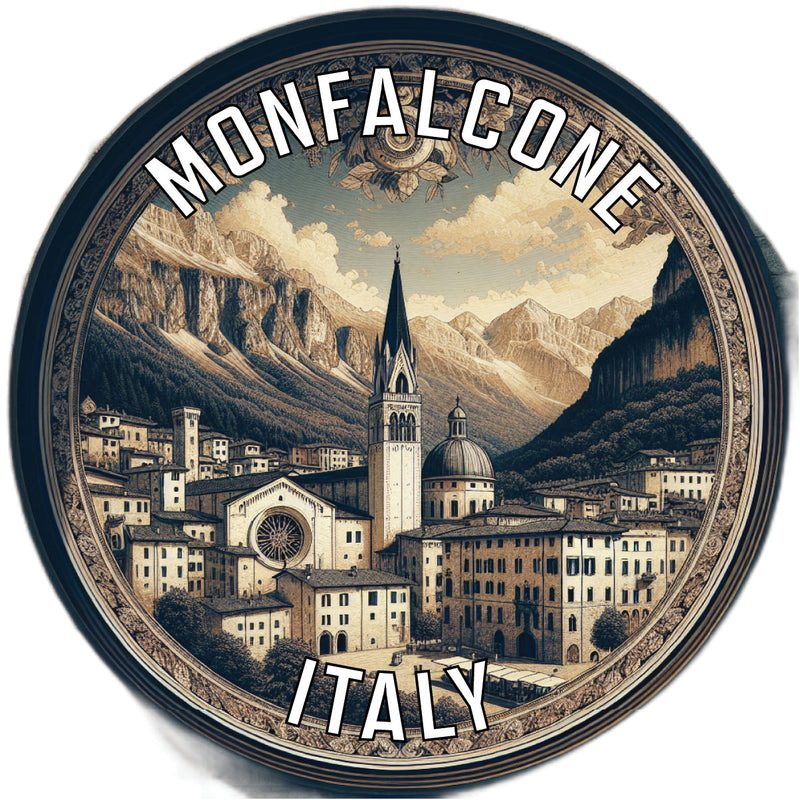 Monfalcone Italy Souvenir Die Cut Flat Magnet 2-Inch