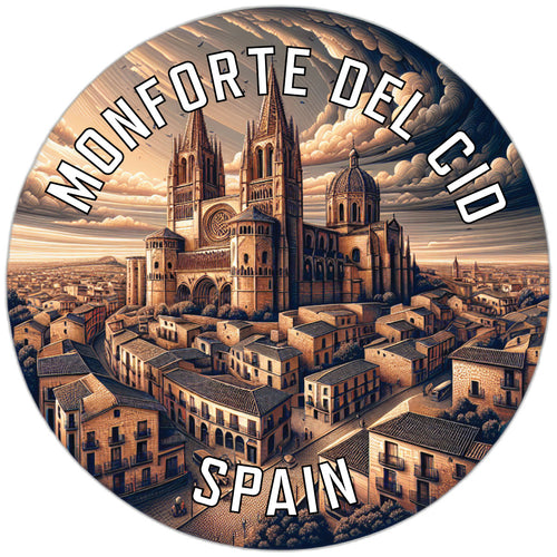 Monforte del Cid Spain Souvenir Vinyl Decal Sticker 6-Inch