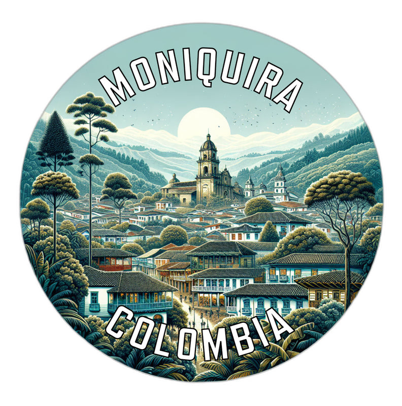 Moniquira Colombia Souvenir Vinyl Decal Sticker 2-Inch