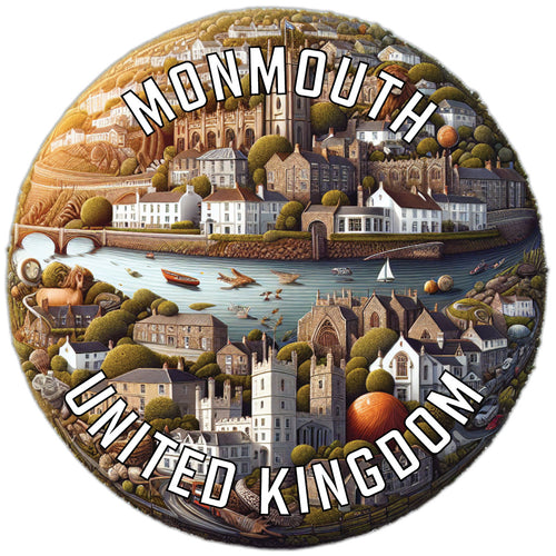 Monmouth United Kingdom Souvenir Vinyl Decal Sticker 2-Inch