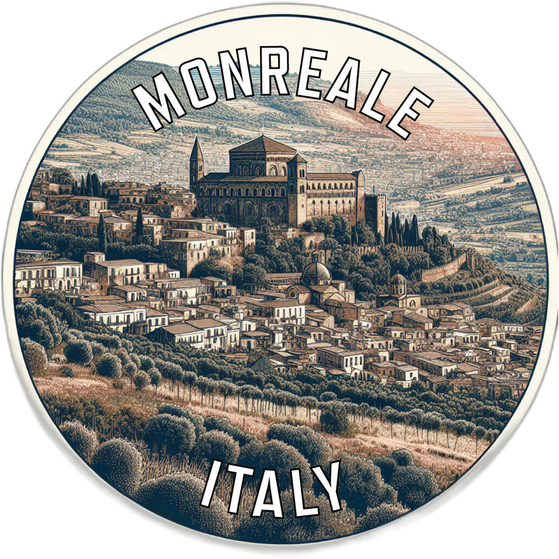 Monreale Italy Souvenir Vinyl Decal Sticker 6-Inch