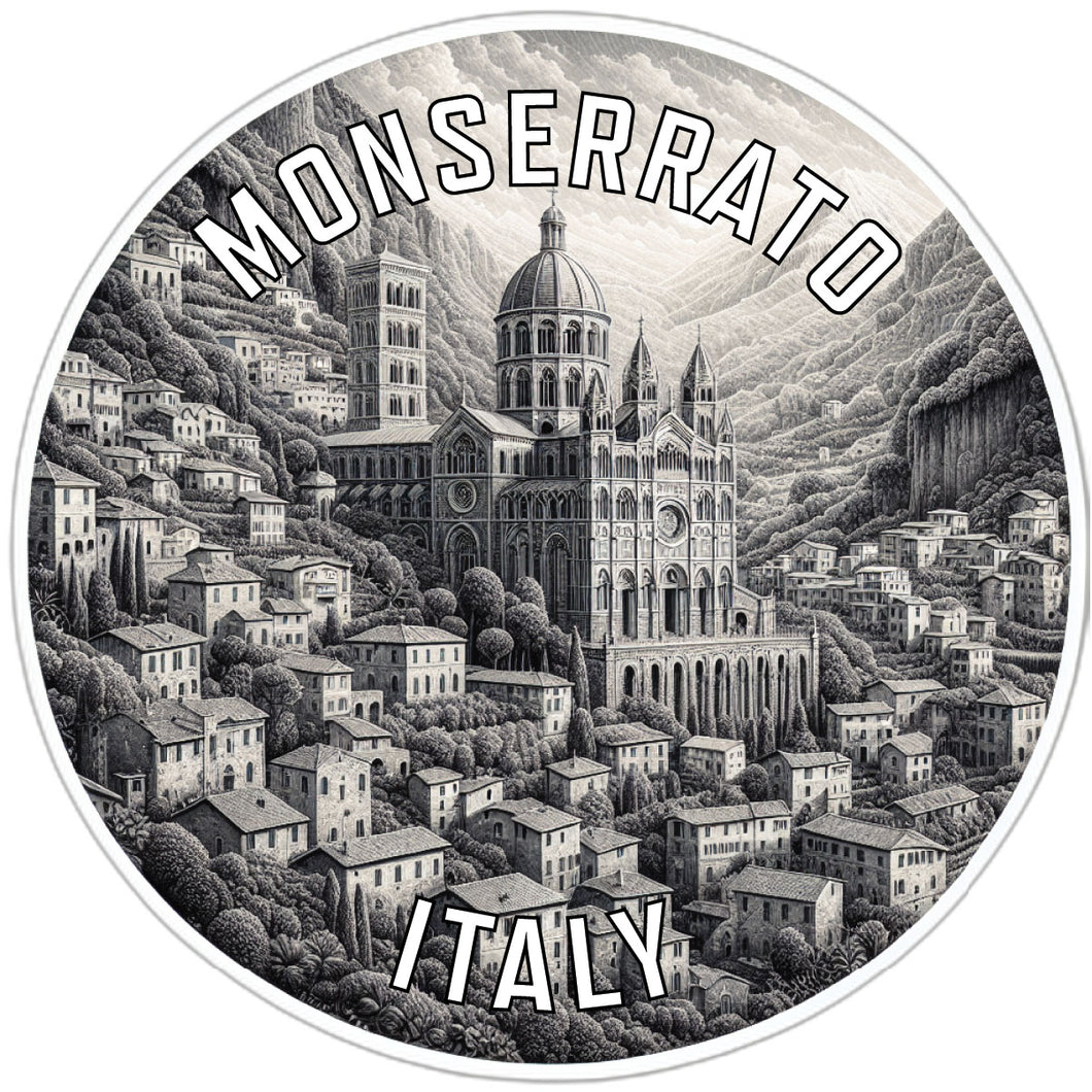 Monserrato Italy Souvenir Vinyl Decal Sticker 6-Inch