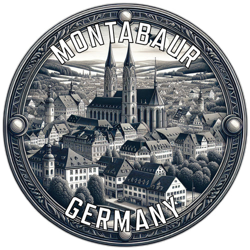 Montabaur Germany Souvenir Die Cut Flat Magnet 6-Inch