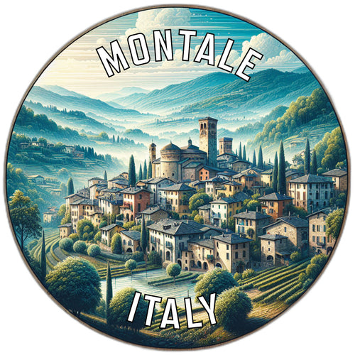 Montale Italy Souvenir Die Cut Flat Magnet 2-Inch