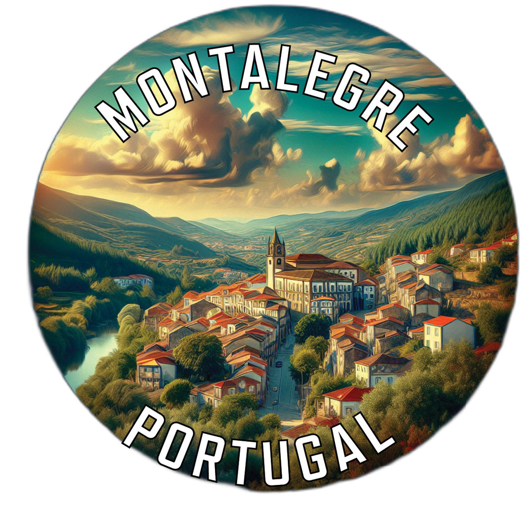 Montalegre Portugal Souvenir Die Cut Flat Magnet 6-Inch