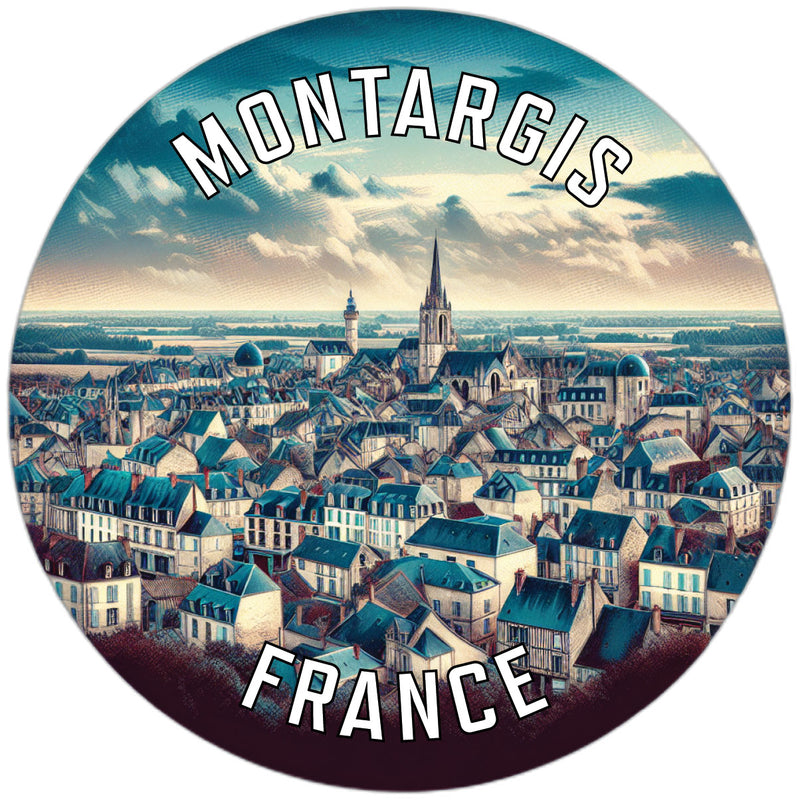 Montargis France Souvenir Vinyl Decal Sticker 6-Inch