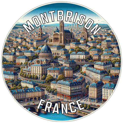 Montbrison France Souvenir Vinyl Decal Sticker 6-Inch