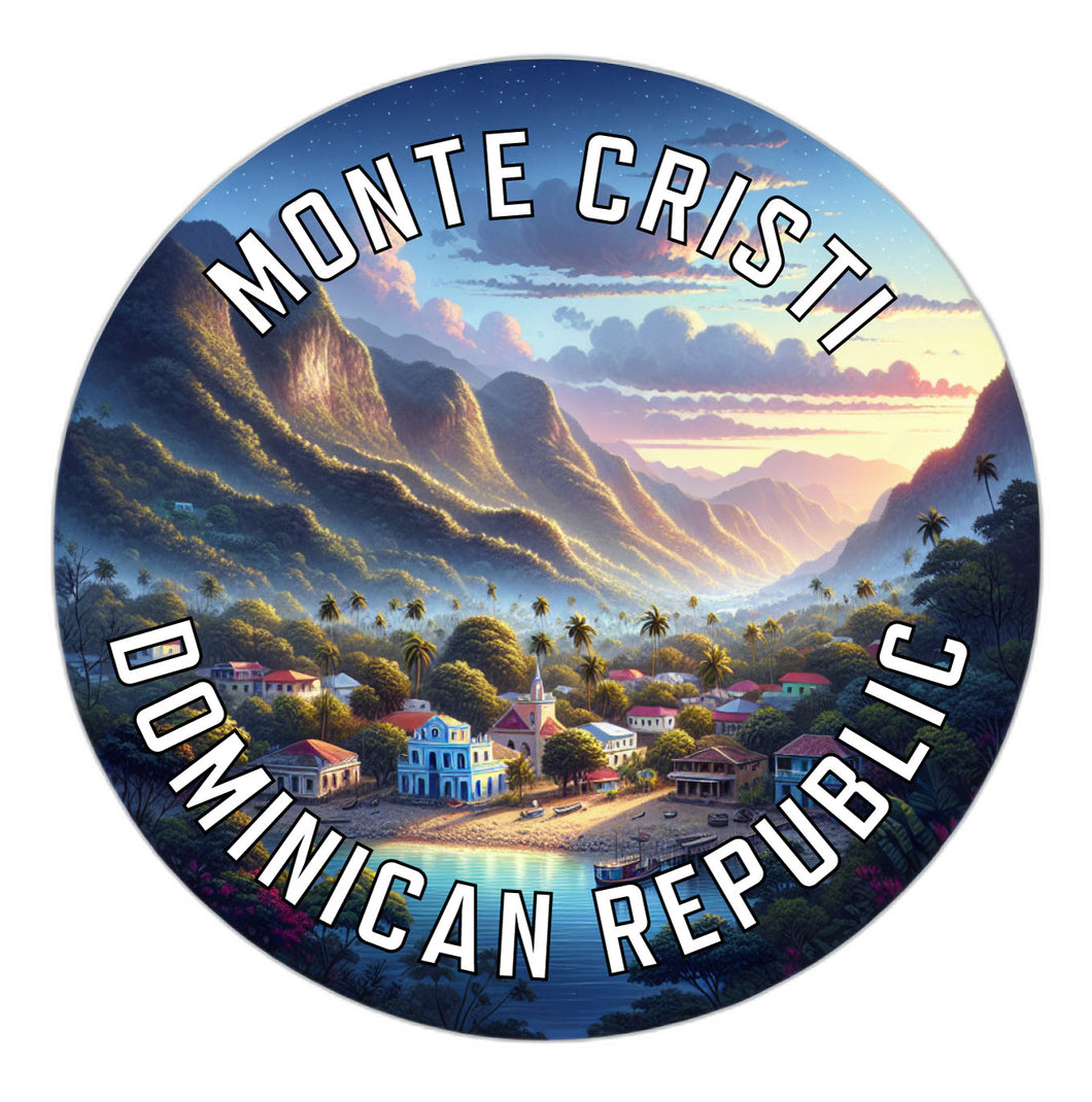 Monte Cristi Dominican Republic Souvenir Vinyl Decal Sticker 2-Inch