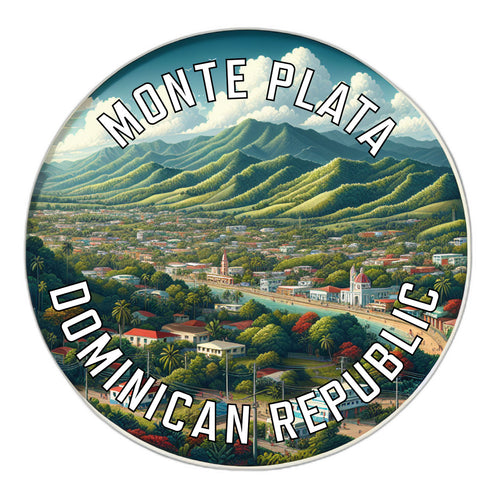Monte Plata Dominican Republic Souvenir Vinyl Decal Sticker 6-Inch
