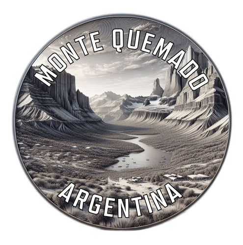 Monte Quemado Argentina Souvenir Vinyl Decal Sticker 2-Inch