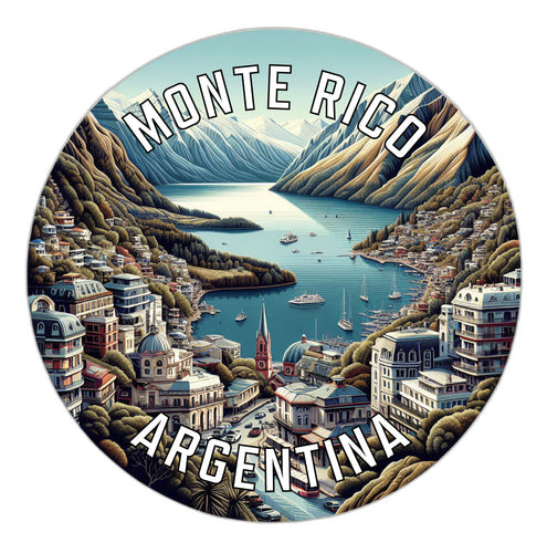 Monte Rico Argentina Souvenir Vinyl Decal Sticker 6-Inch