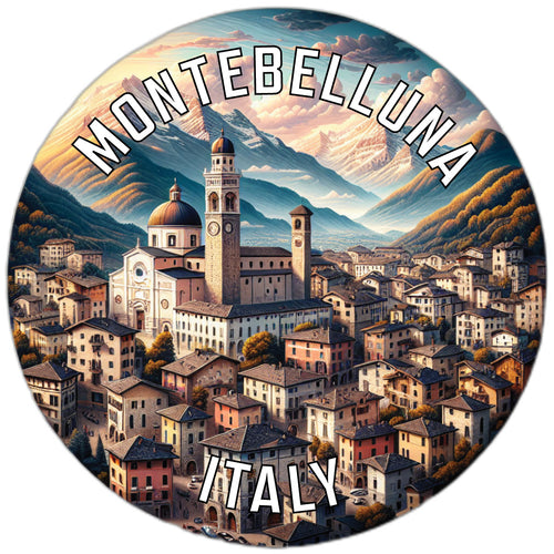 Montebelluna Italy Souvenir Vinyl Decal Sticker 2-Inch