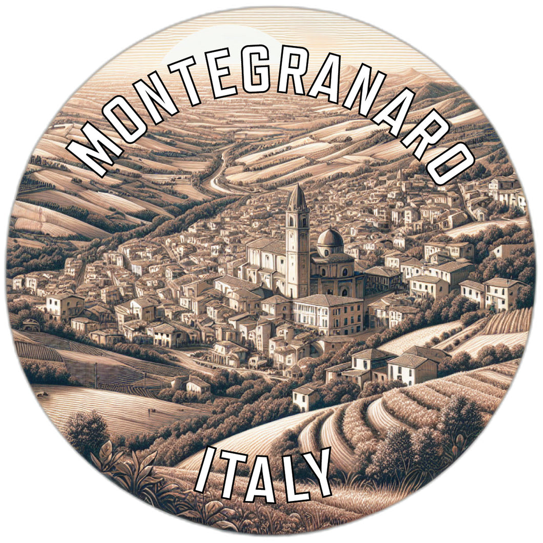 Montegranaro Italy Souvenir Vinyl Decal Sticker 6-Inch