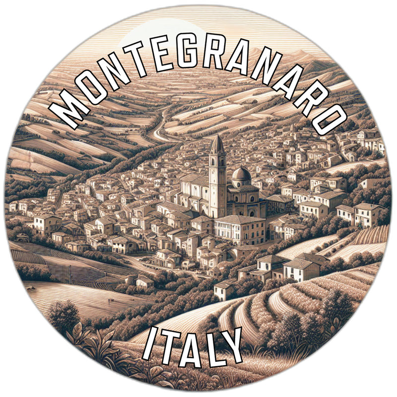 Montegranaro Italy Souvenir Vinyl Decal Sticker 6-Inch