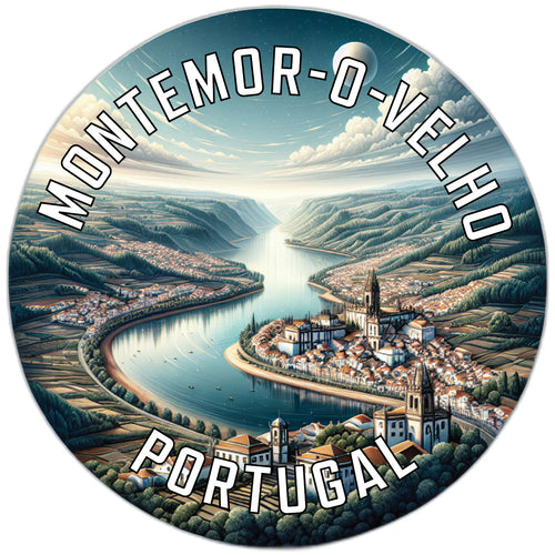Montemor o Velho Portugal Souvenir Die Cut Flat Magnet 6-Inch