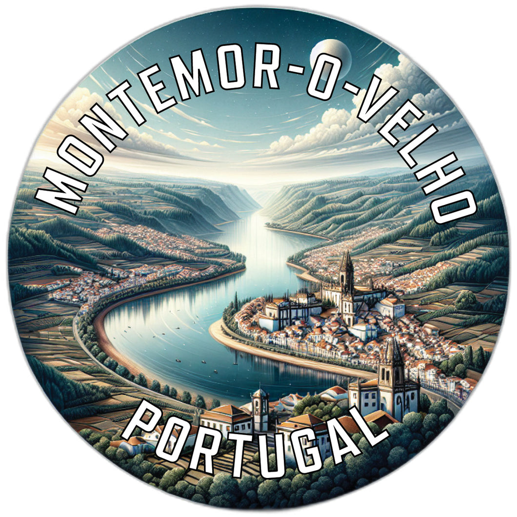 Montemor o Velho Portugal Souvenir Die Cut Flat Magnet 6-Inch