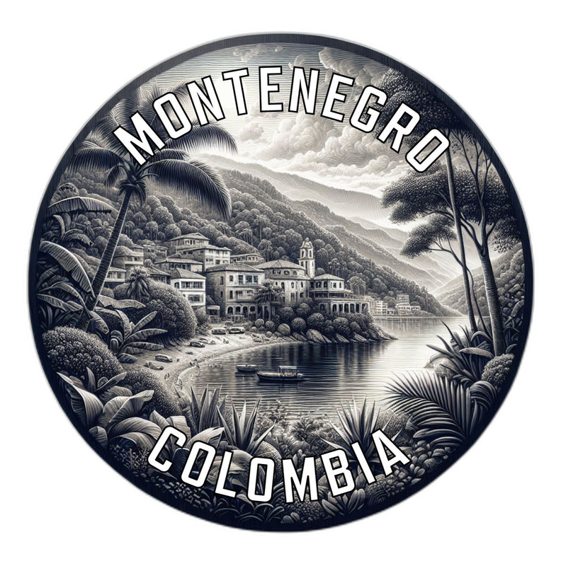 Montenegro Colombia Souvenir Vinyl Decal Sticker 2-Inch