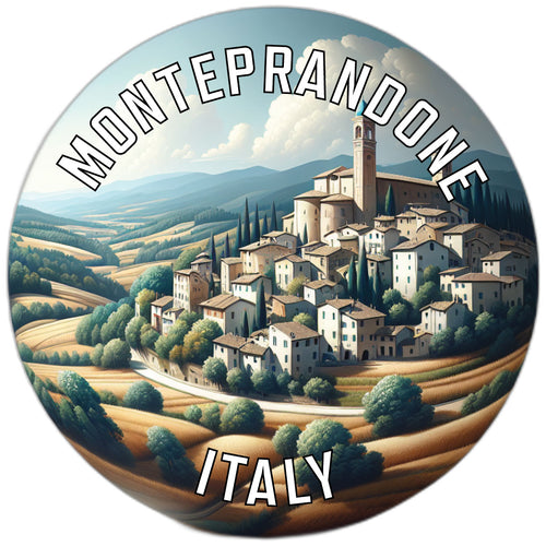 Monteprandone Italy Souvenir Die Cut Flat Magnet 2-Inch