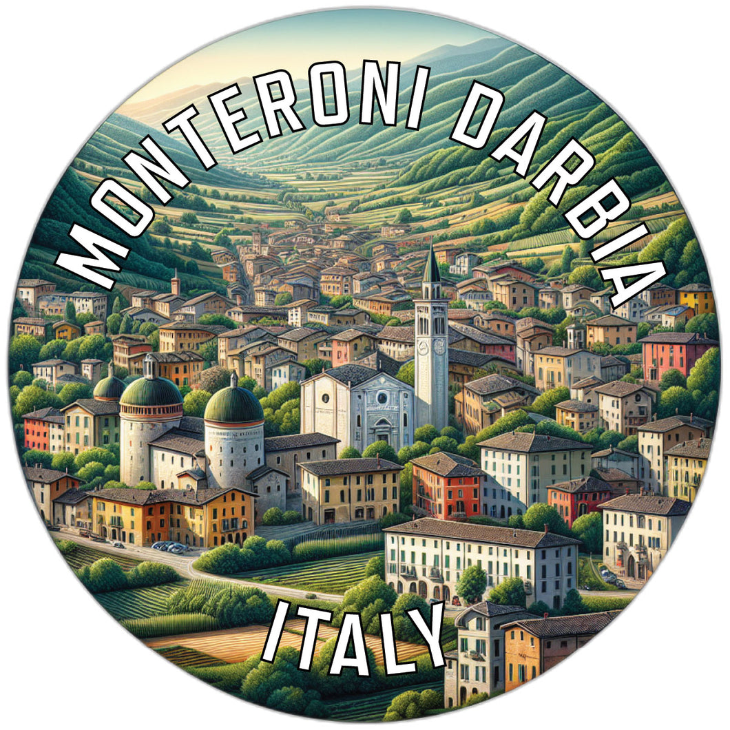 Monteroni dArbia Souvenir Die Cut Flat Magnet 2-Inch